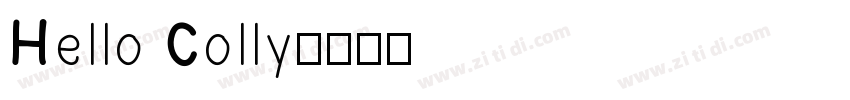 Hello Colly字体转换